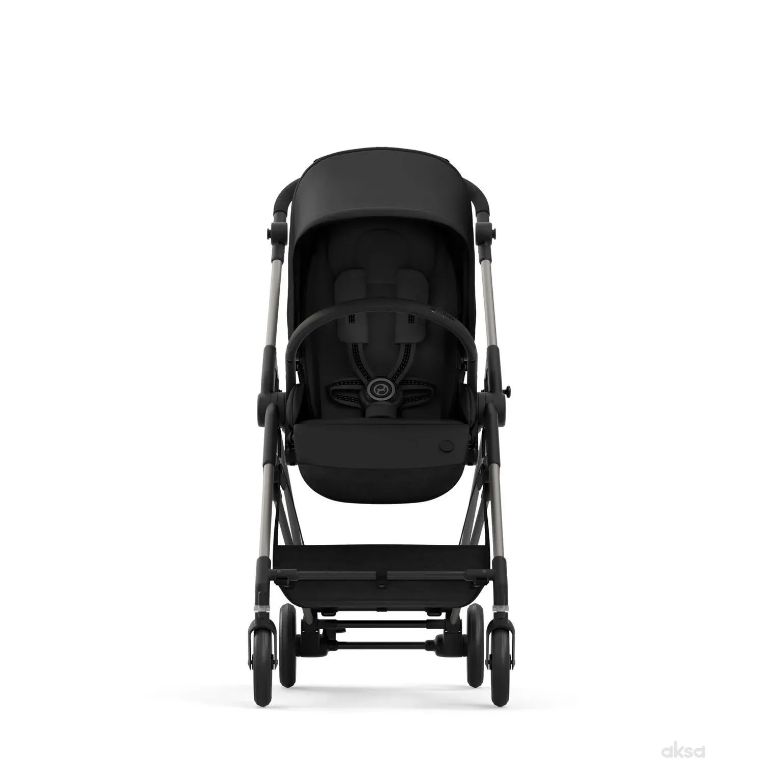 Cybex kolica Melio 2 Deep Black, crna 