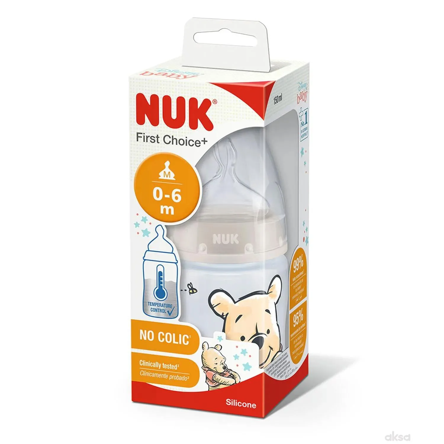 Nuk fc flašica sa tem.indikatorom Winnie 150 ml 