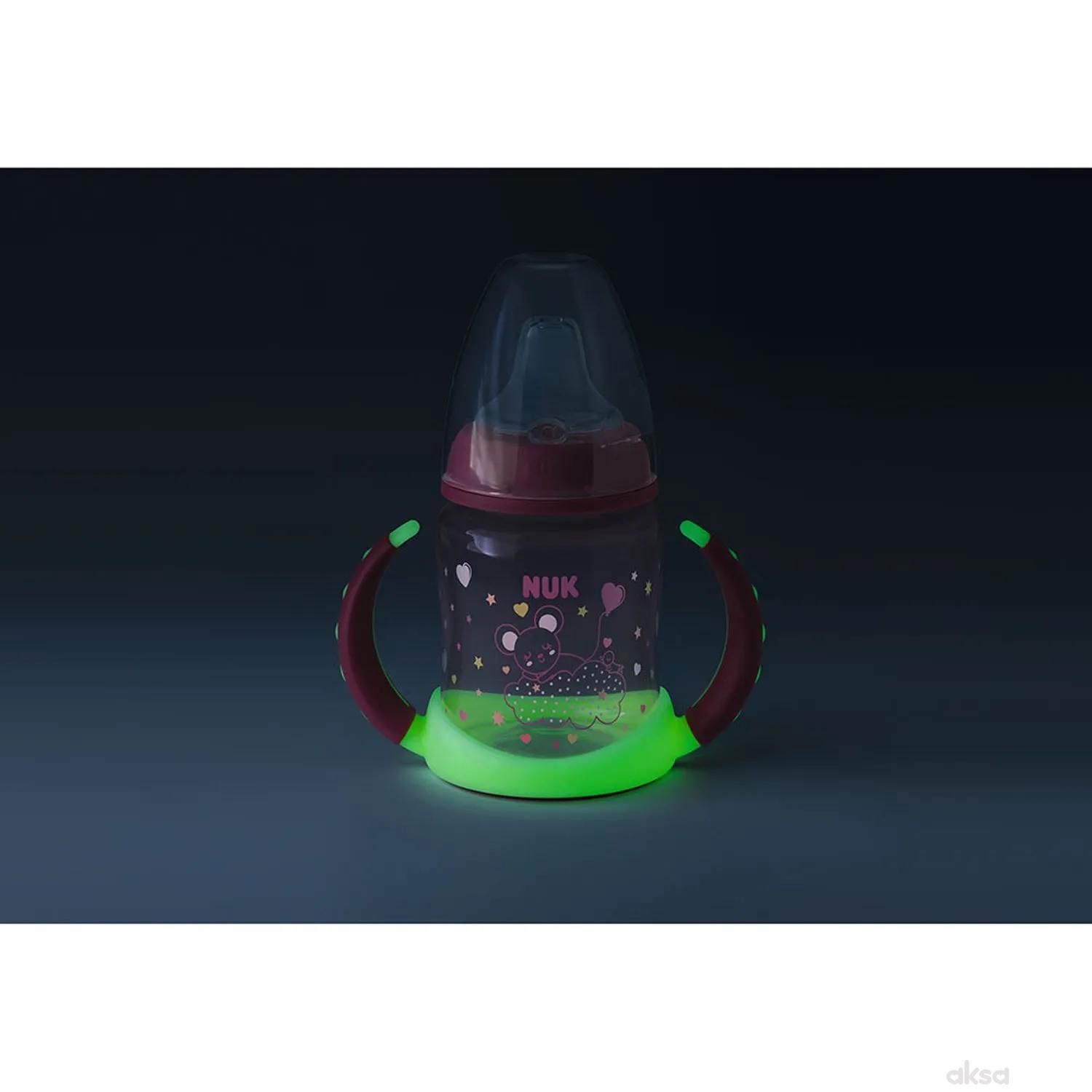 Nuk šolja za učenje sa ručkama dark&glow 150ml 