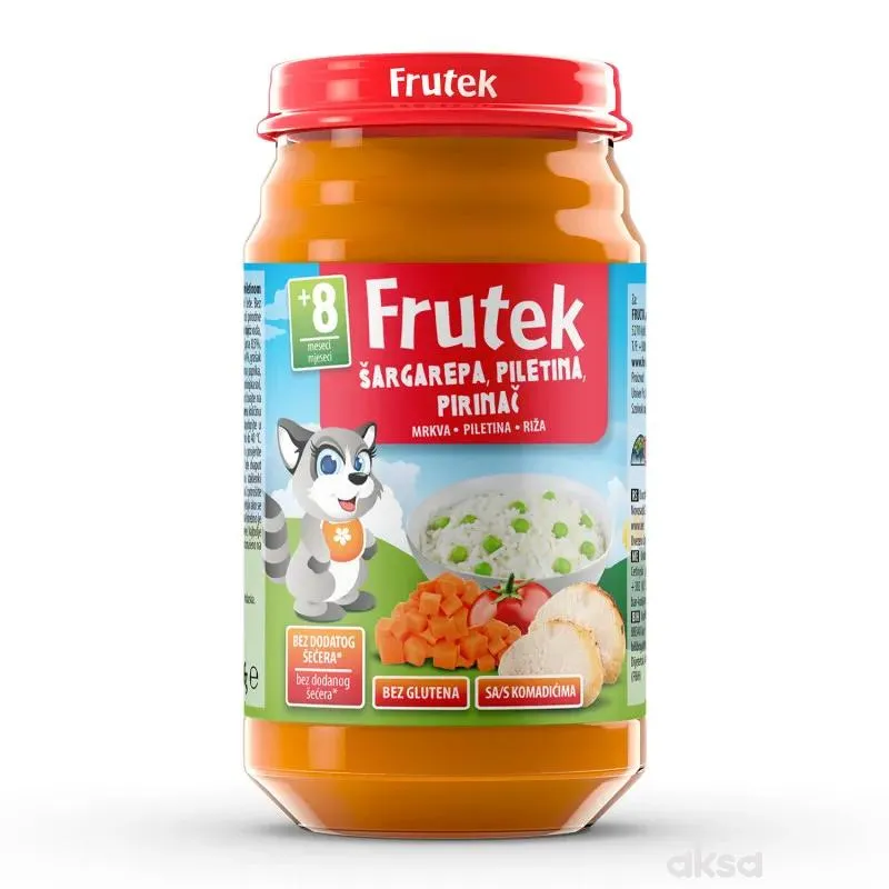 Frutek kašica šarg. sa piletinom i pirinčem 190g