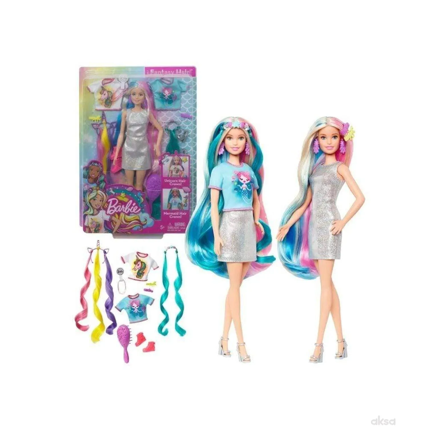 Barbie sa fantastičnom kosom sa umetcima 