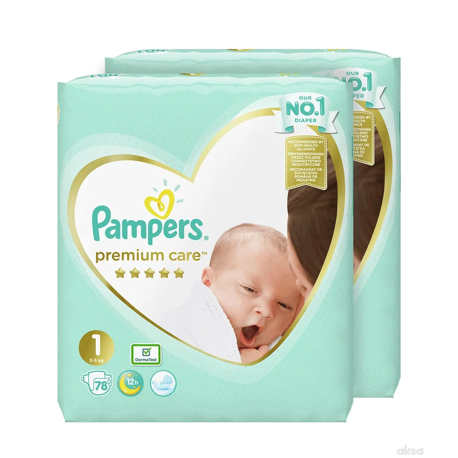 Pampers Premium Vp 1 New Born (78 Kom) (X2) 