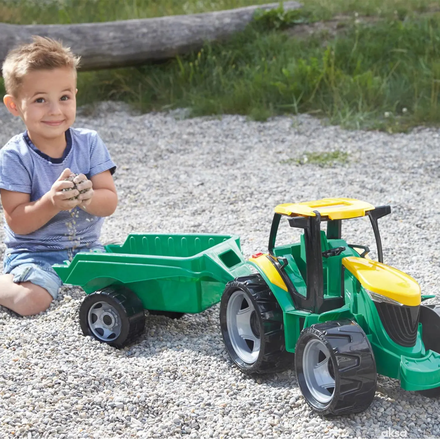 Lena igračka Maxi traktor sa prikolicom 