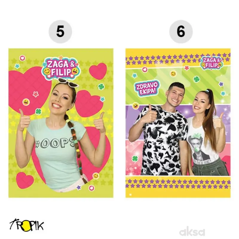 Sveska Zaga&Filip A4 - KARO