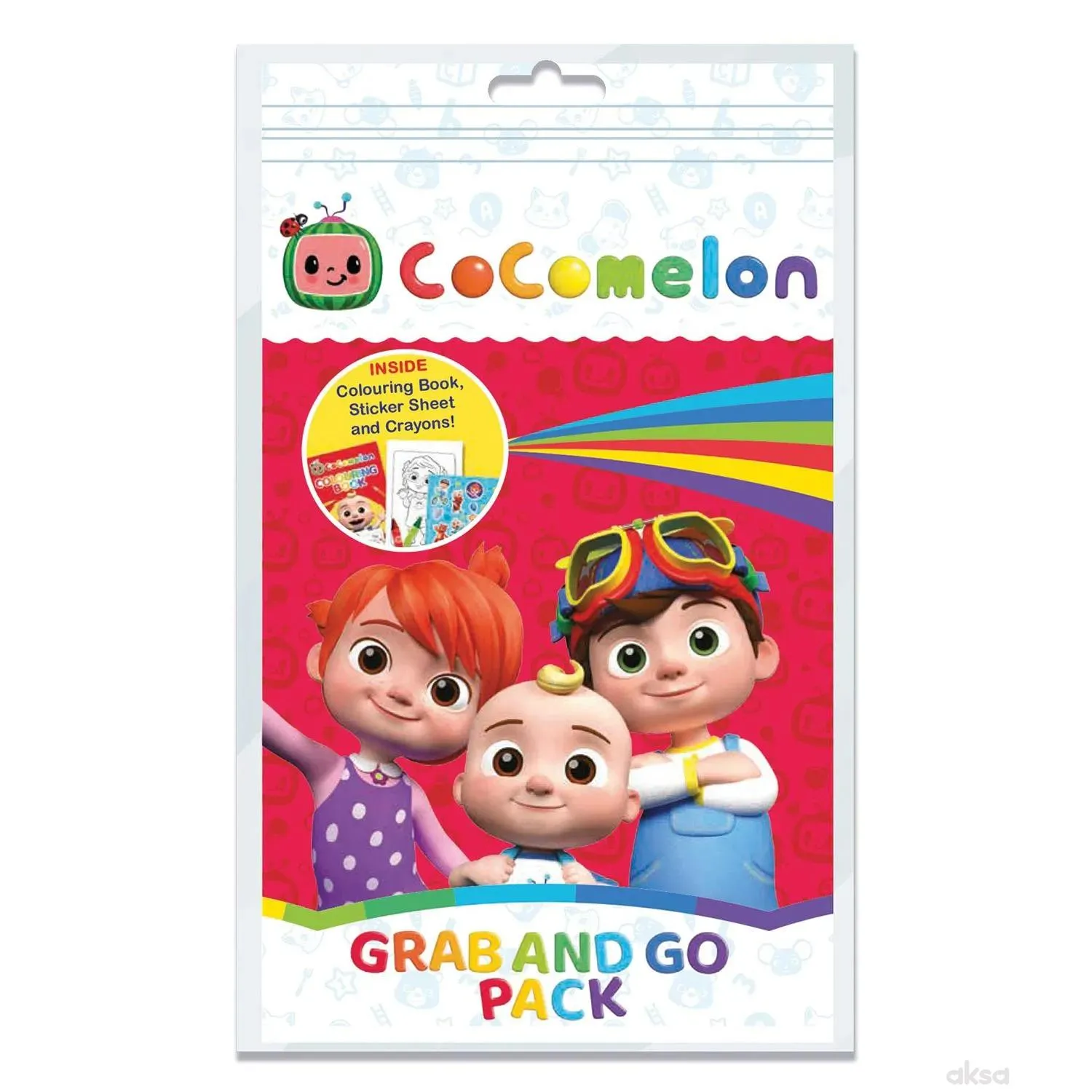 Cocomelon - Mala bojanka sa bojicama i nalepnicama