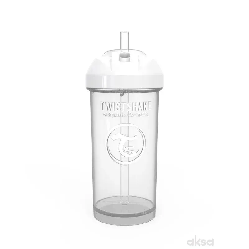 TS Straw casa 360ml 6+m Pastel Bijela