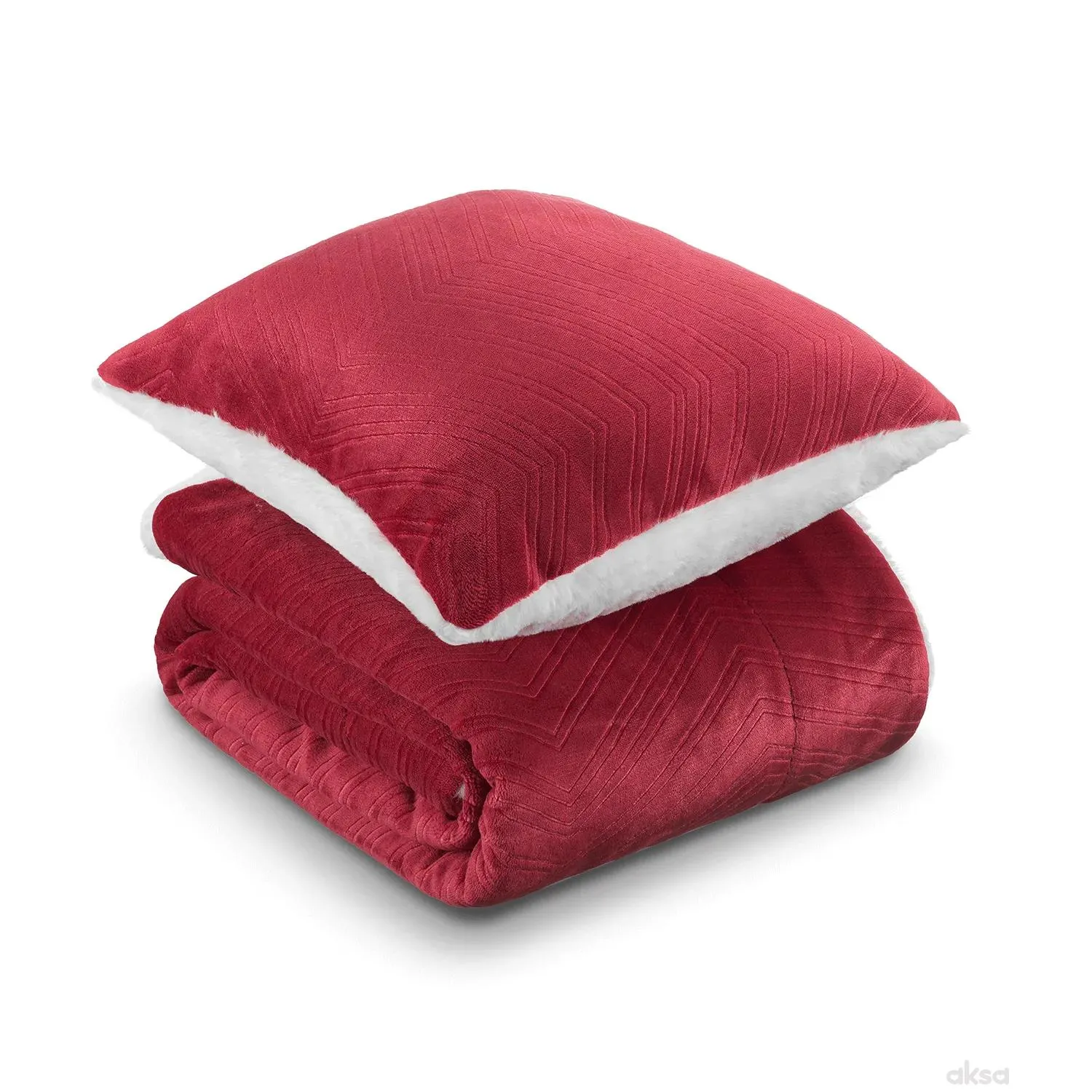 Dormeo Topli Zagrljaj Set 2021 Crvena 130X190