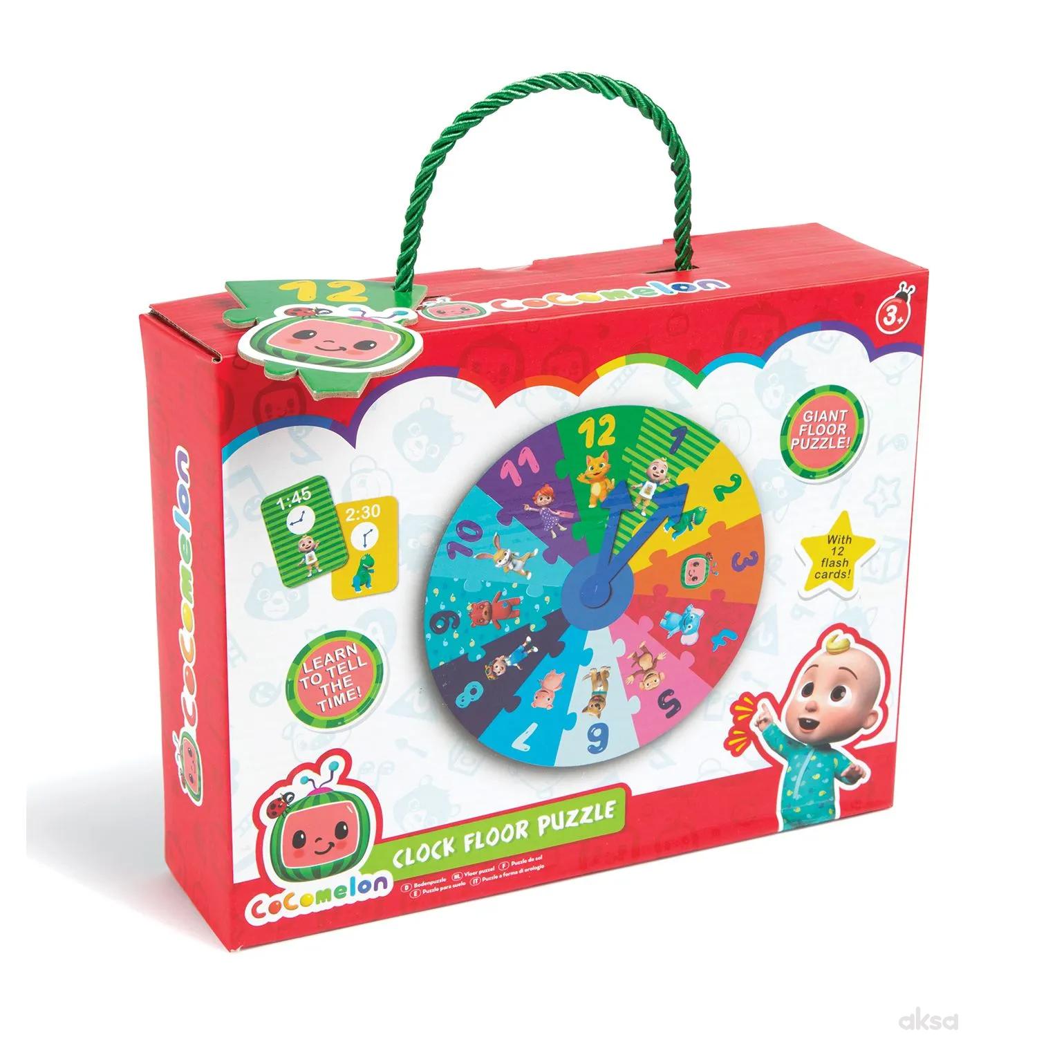 Cocomelon puzzle u obliku sata 