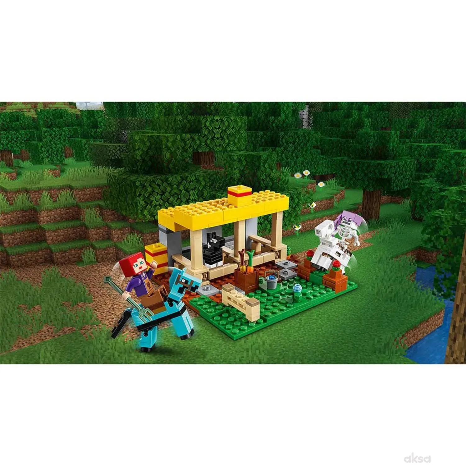 Lego Minicraft the horse stable