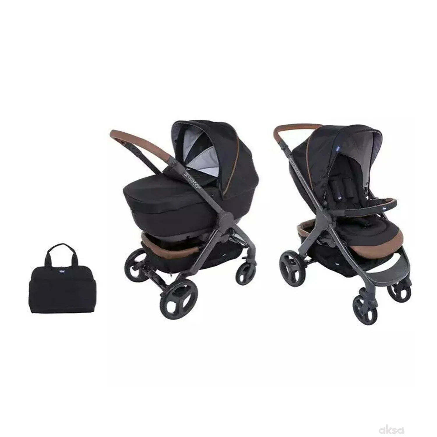 Chicco duo sistem Duo StyleGo Up crni