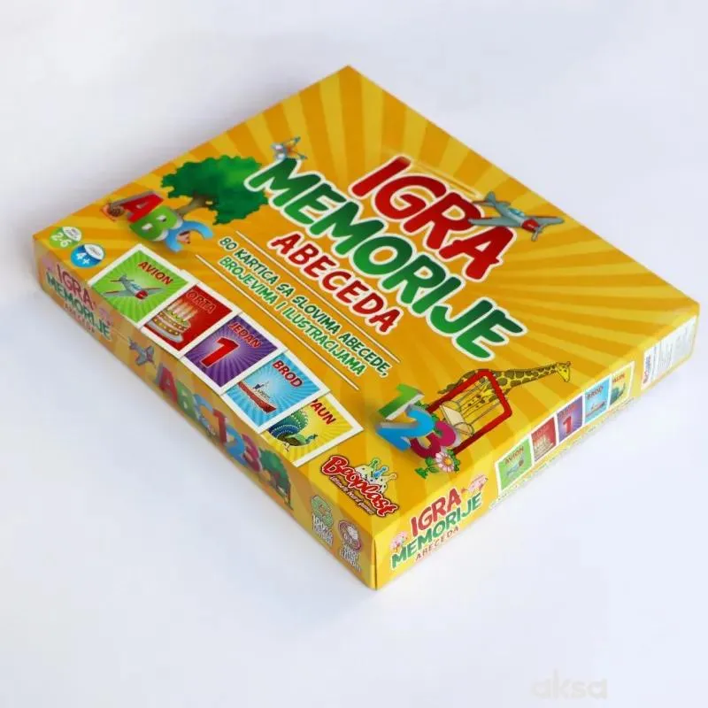 Igra Memorije Abeceda 