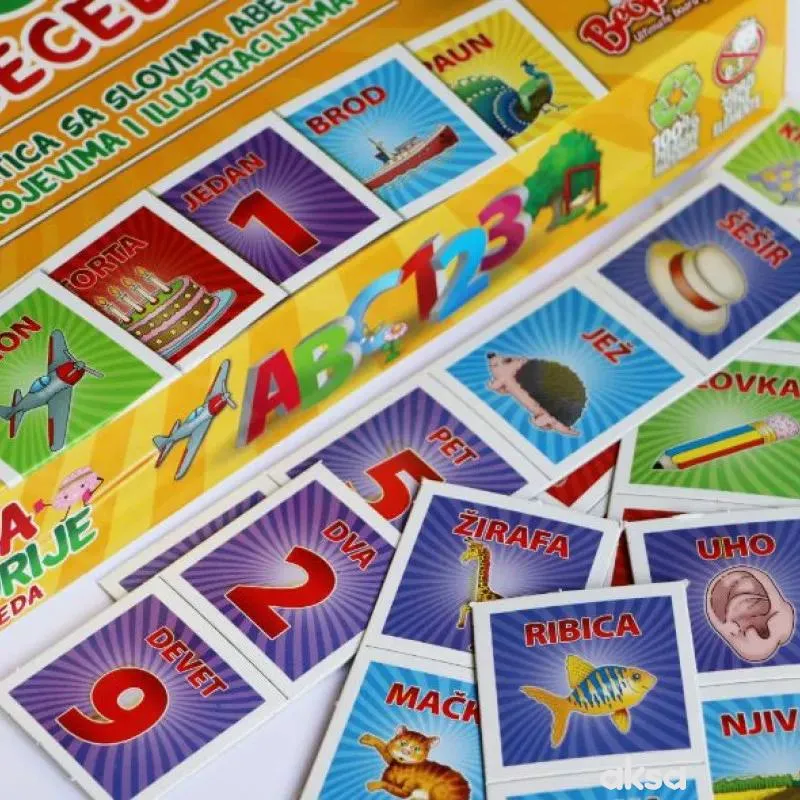 Igra Memorije Abeceda 