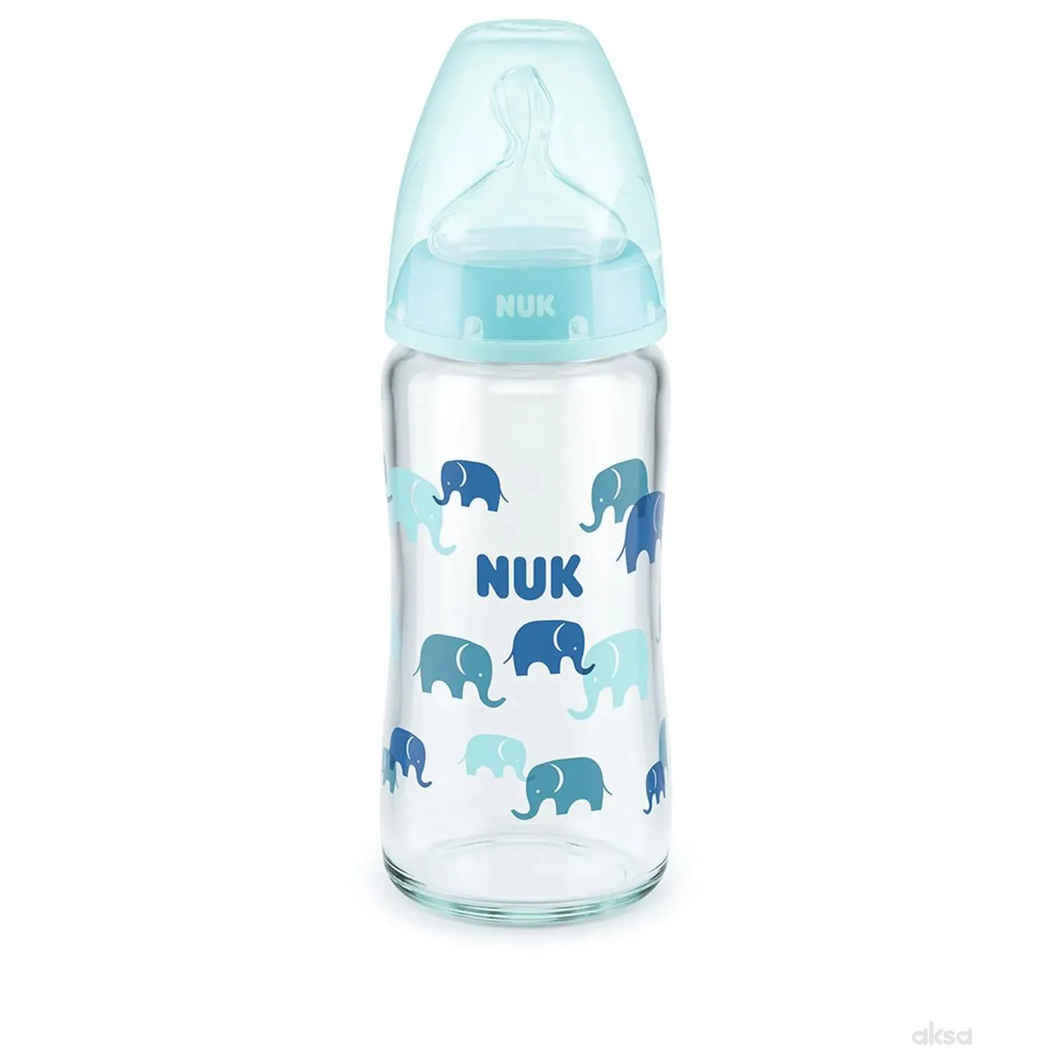 Nuk staklena flašica sa termo indikatorom 240ml