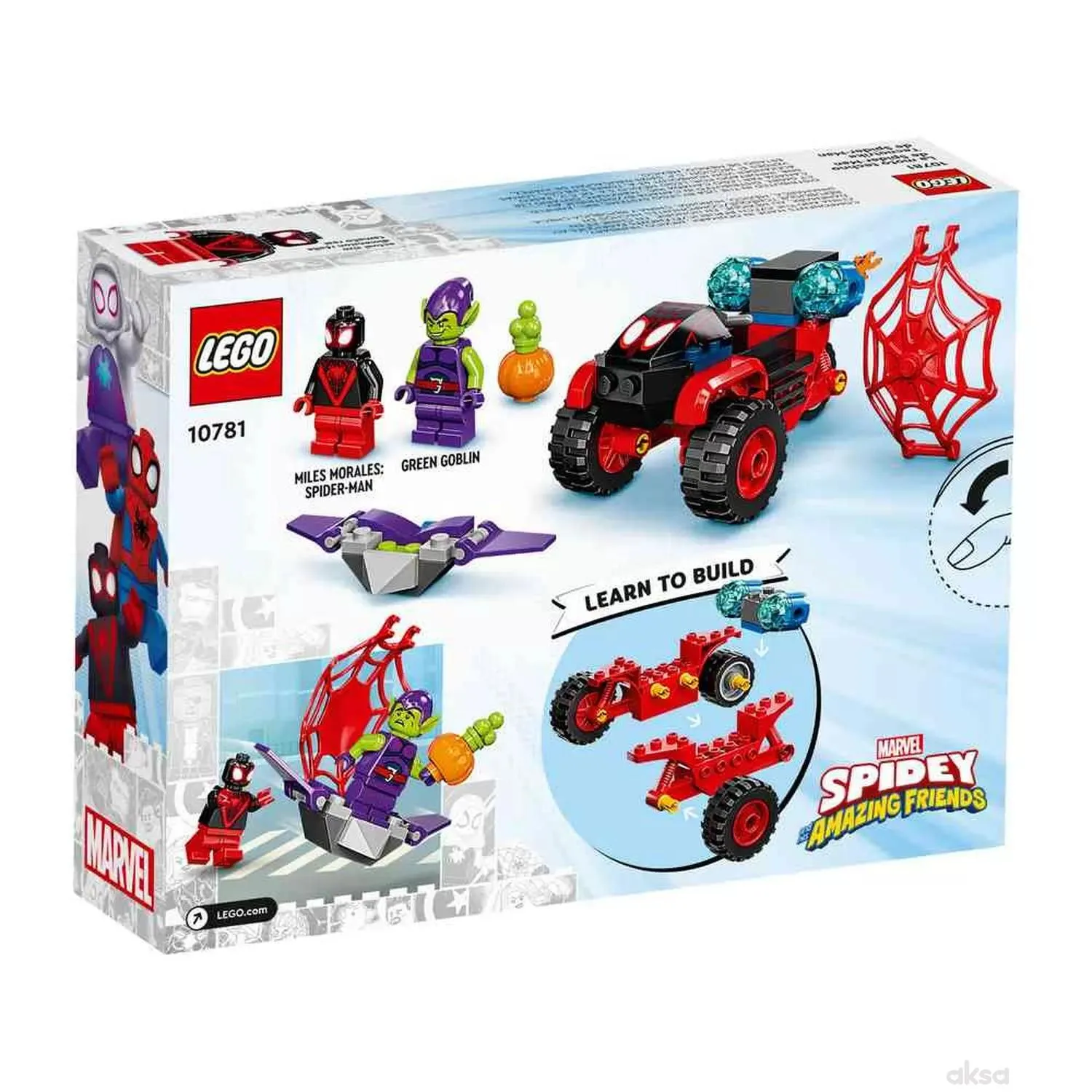 Lego Miles Morales: Spider-Manov tricikl