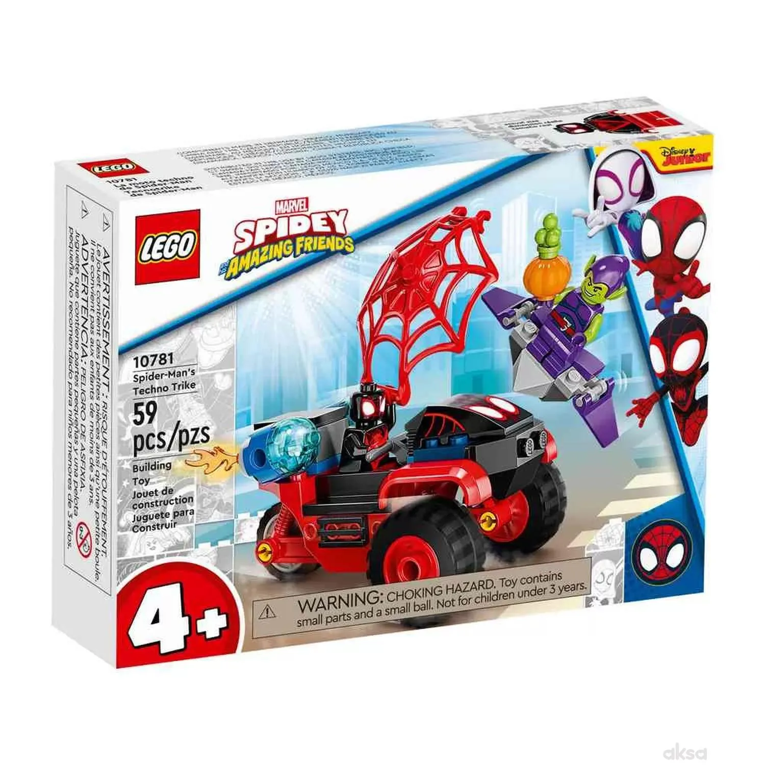Lego Miles Morales: Spider-Manov tricikl 