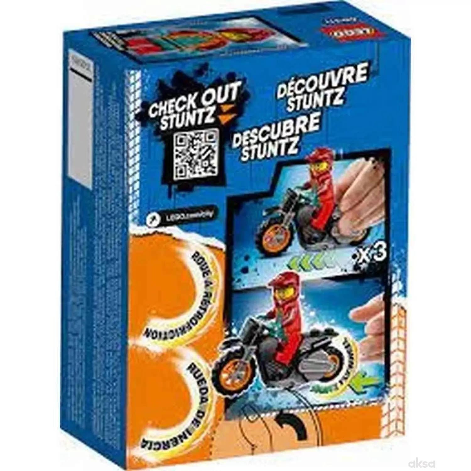Lego Fire Stunt Bike