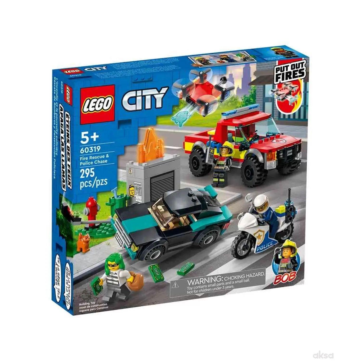 Lego Vatrogasna akcija i policijska potjera 