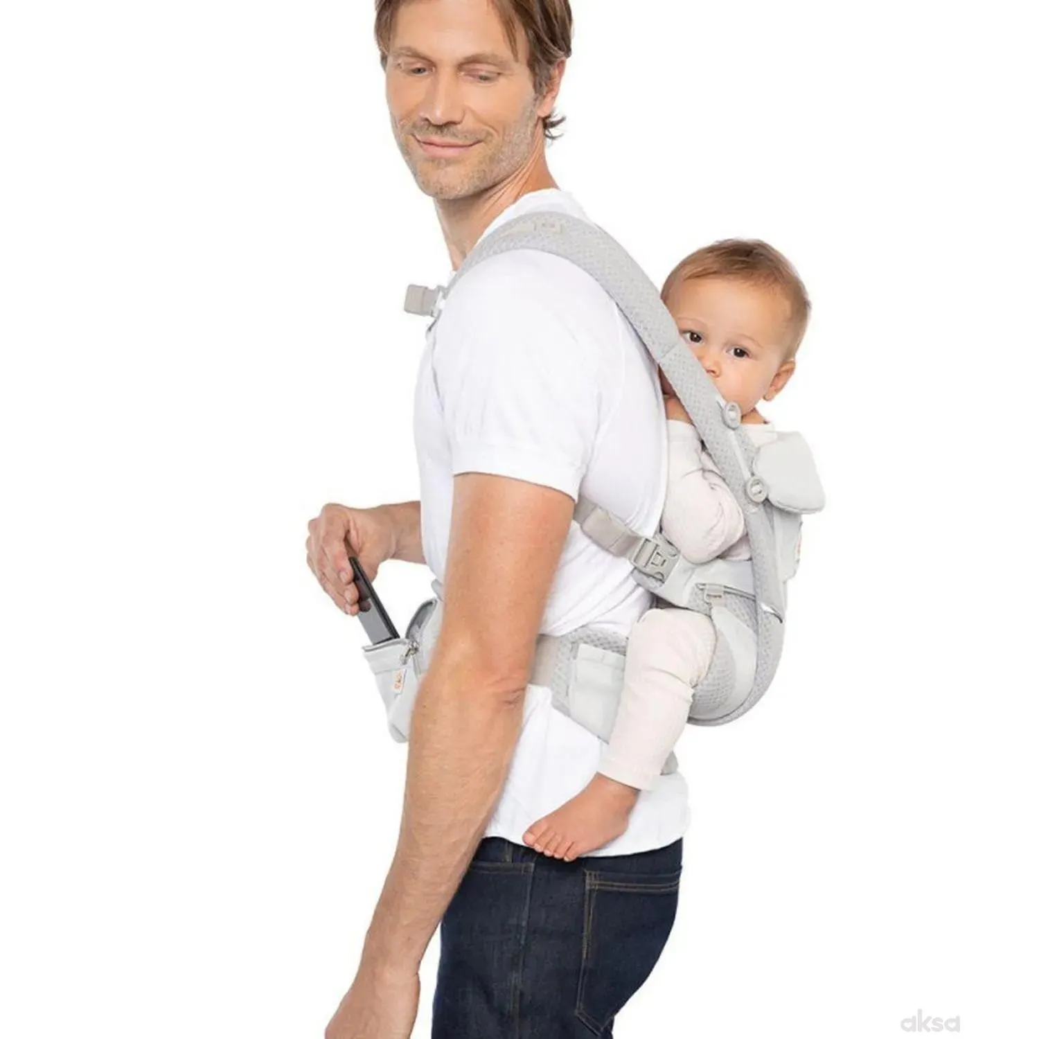 Ergobaby kengur nosiljka Omni Breeze, Pearl Grey 