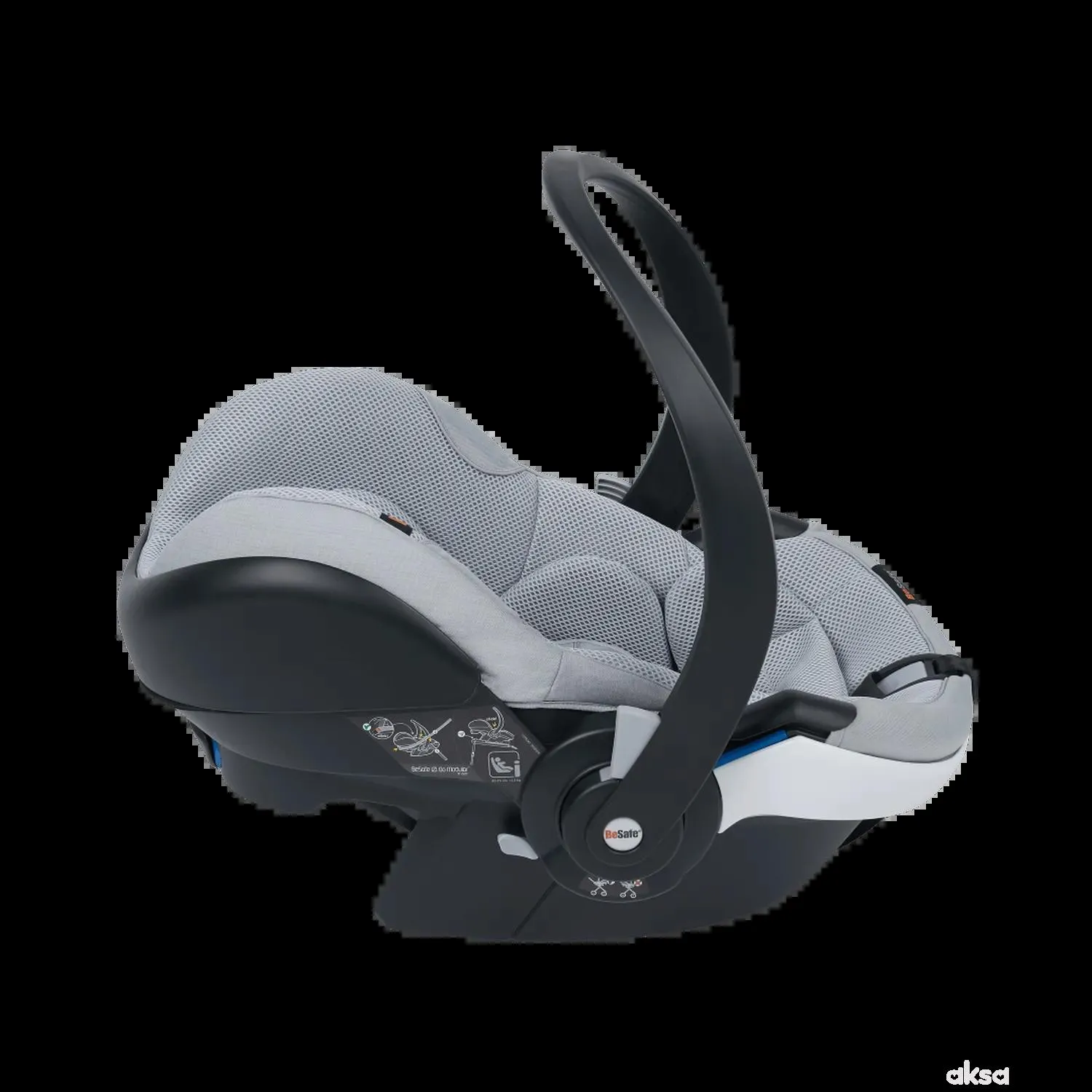 BeSafe autosjedalica iZi Go Modular X1 i-Size(40-75 cm),Siva 