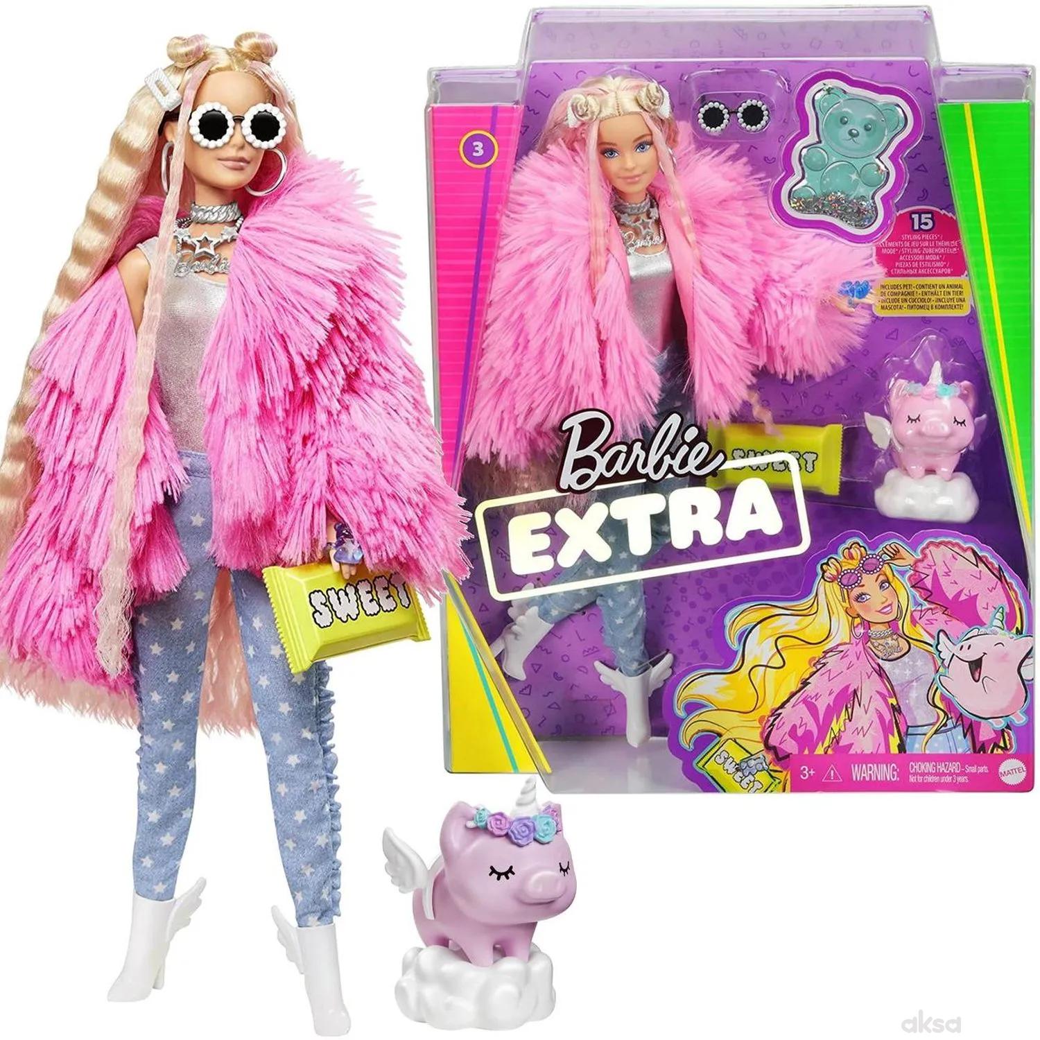 Barbie Extra Lutka Roza A057924 AKSA BIH
