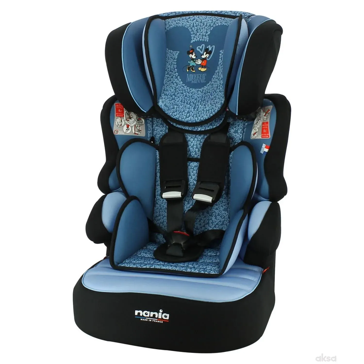 Nania autosjedalica Beline 1/2/3 (9-36kg) Mickey love