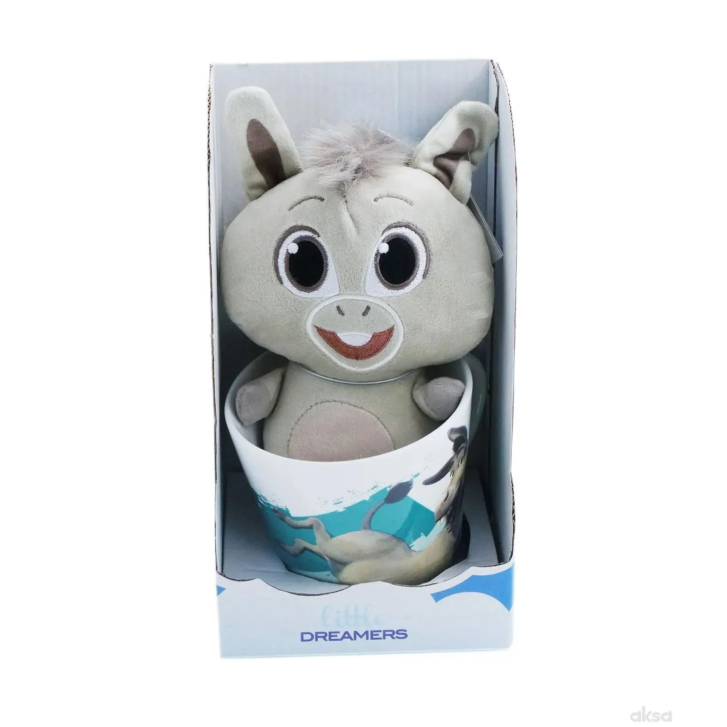 Little Dreamers Set Šolja I Plišana Igračka Donkey