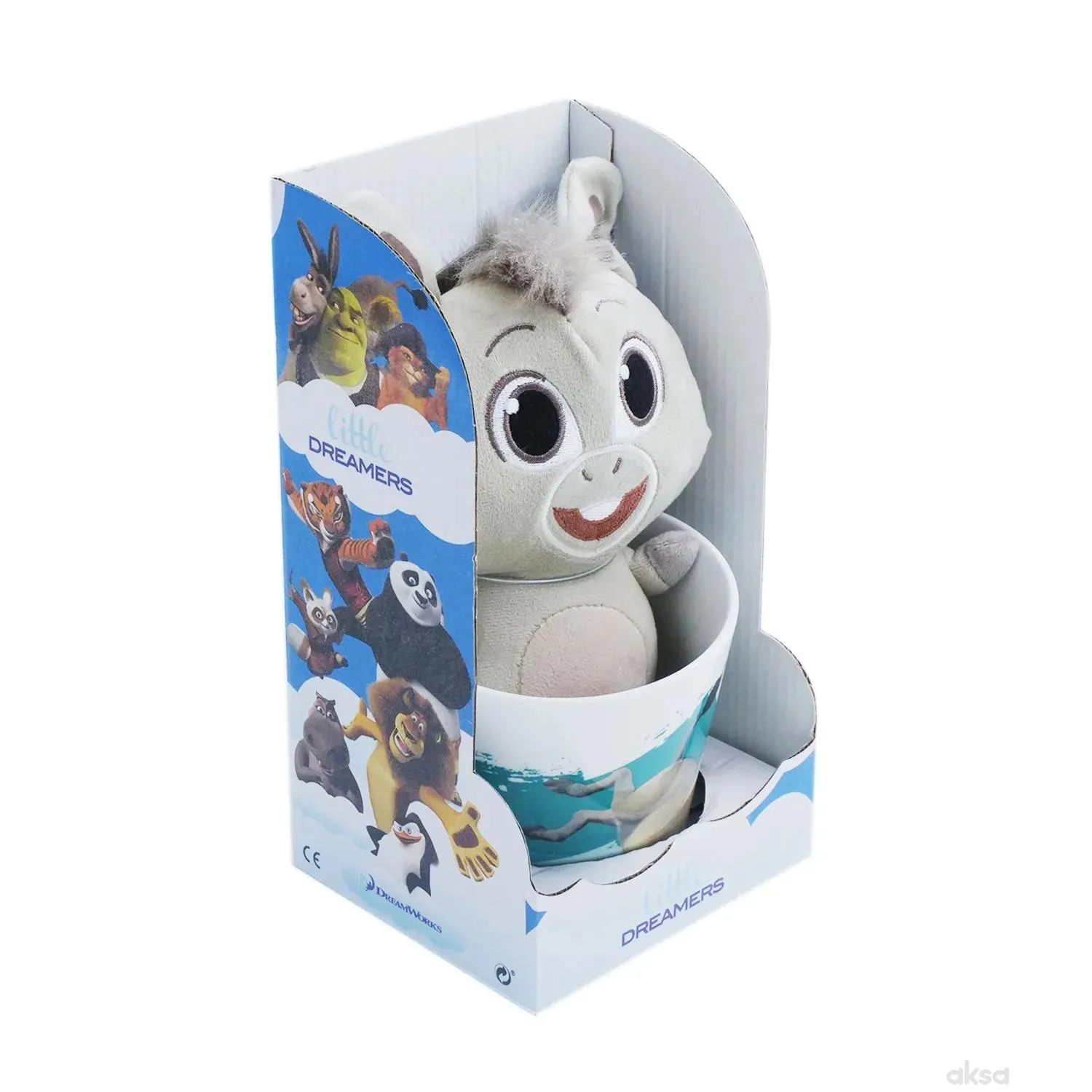 Little Dreamers Set Šolja I Plišana Igračka Donkey