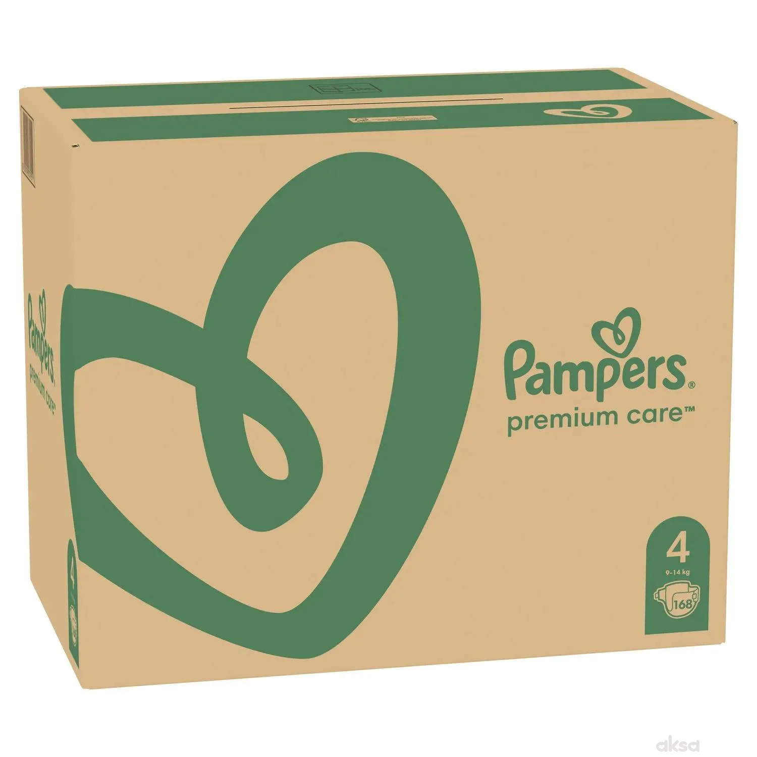 Pampers pelene premium S4 8-14kg 168kom