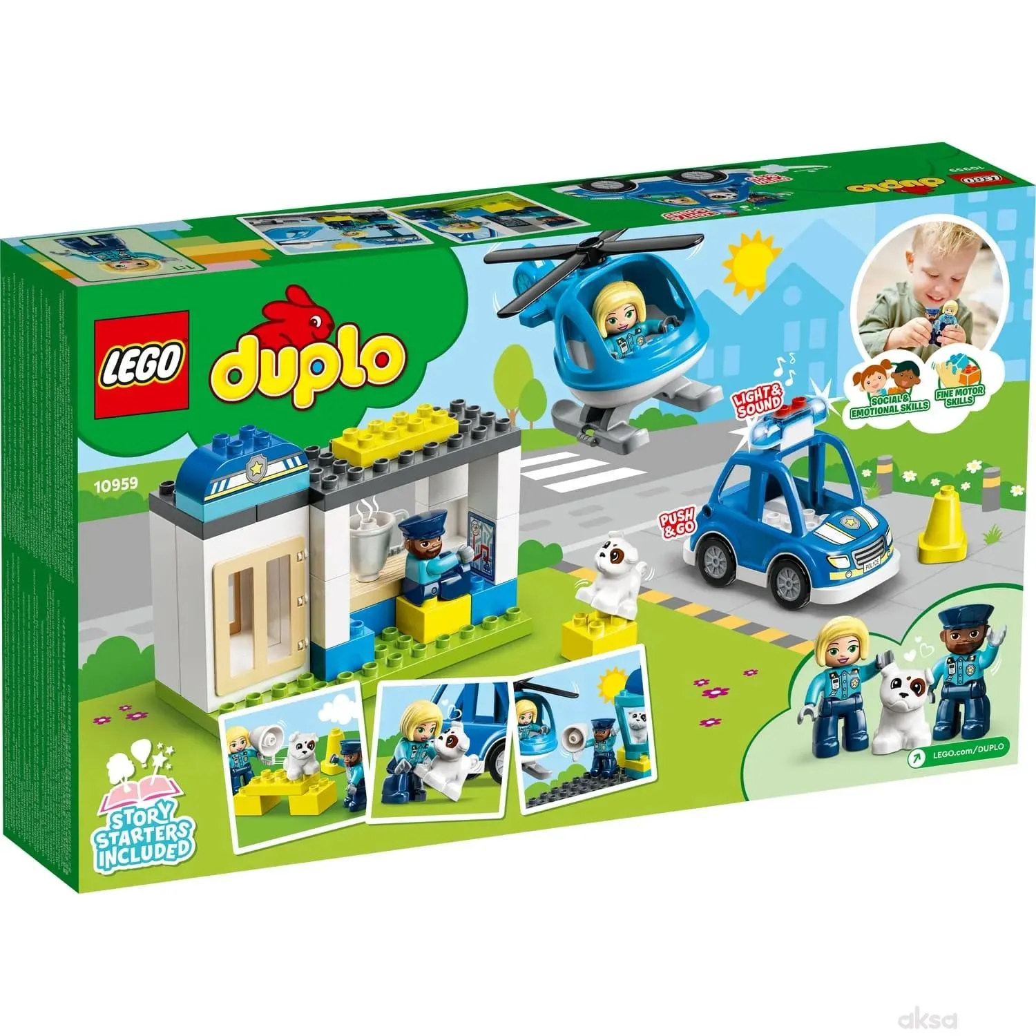 Lego Duplo Policijska stanica i helikopter 