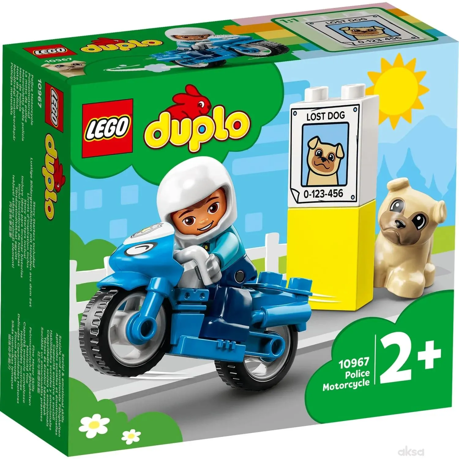 Lego Duplo Policijski motor DUPLO 