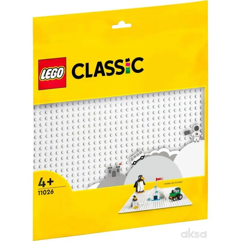 Lego Ploča za slaganje bijela mala 