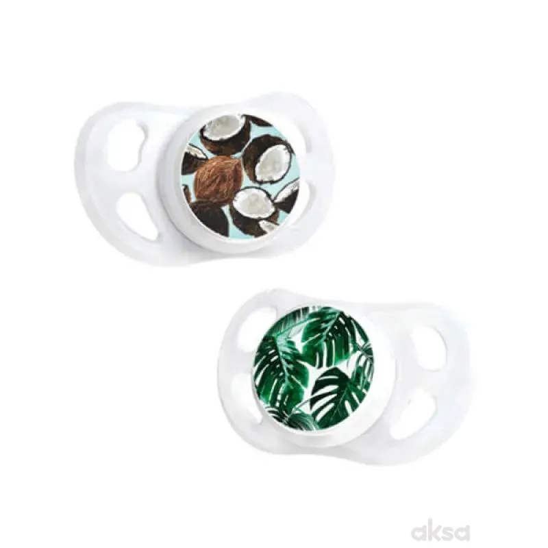 Twistshake 2x duda 6+m coconut palm-tree 