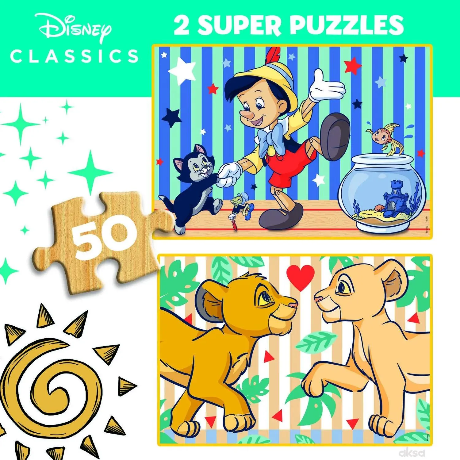 Educa slagalica Disney 2x50 delova/djelova
