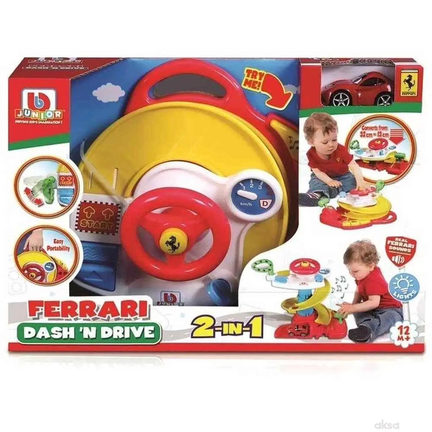 Burago junior dash and drive set