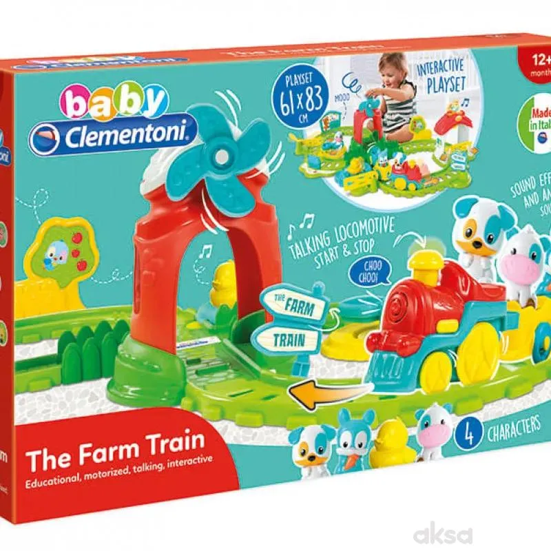 Clementoni Farma Vlak Set