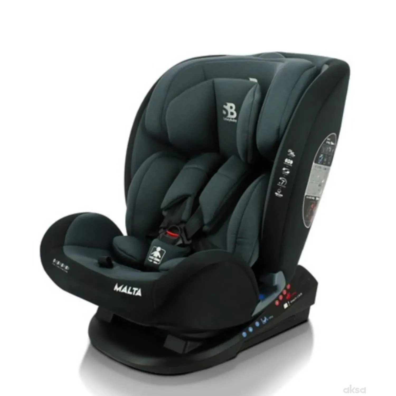 Safety Baby autosjedalica Malta 0/1/2/3 (0-36kg), Grey/Black