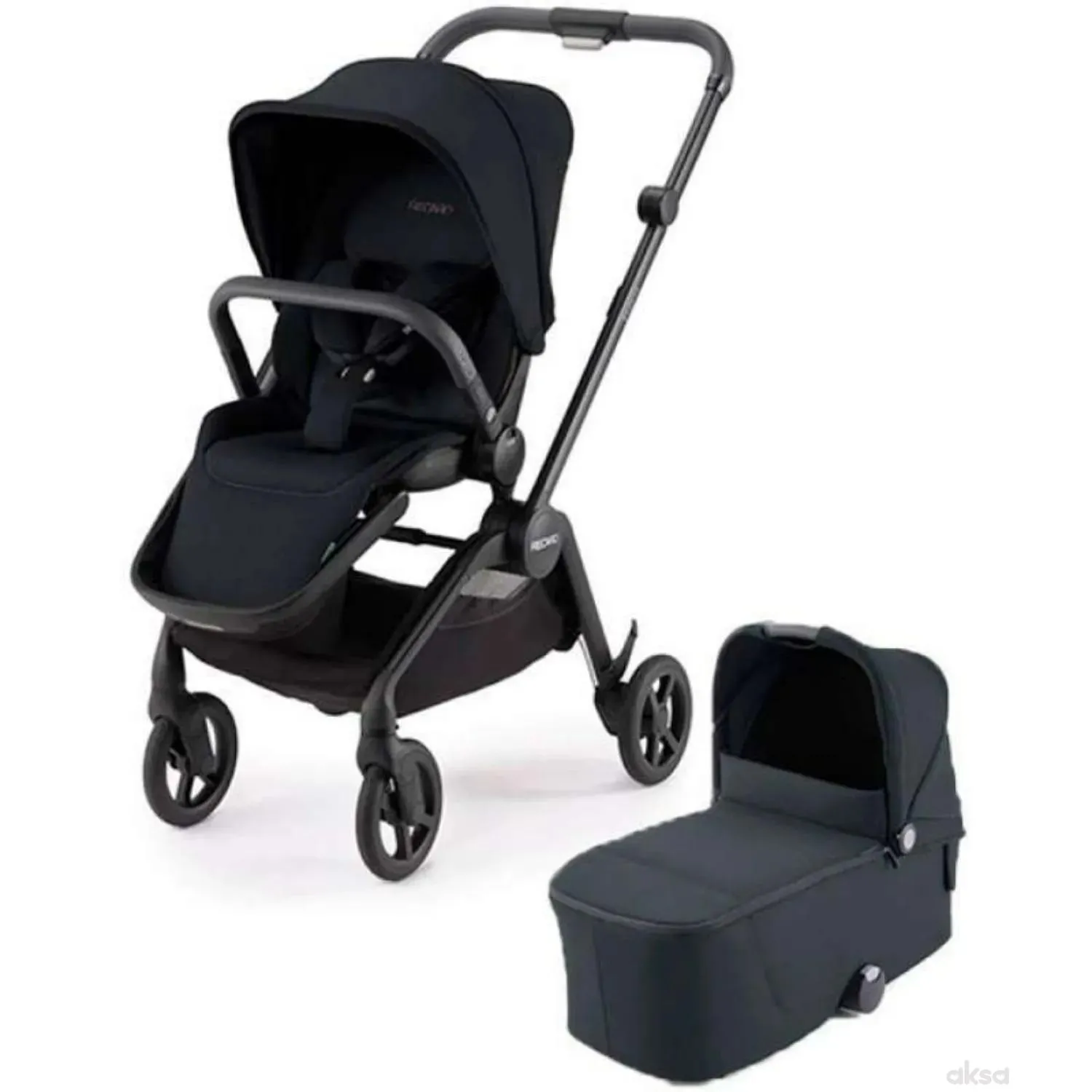 Recaro Duo sistem Sadena, Night Black 