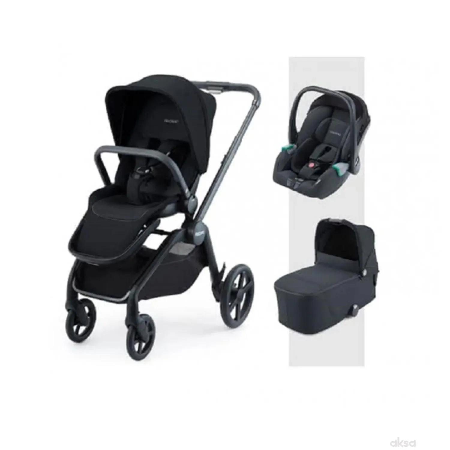 Recaro Trio sistem Celona, Night Black 