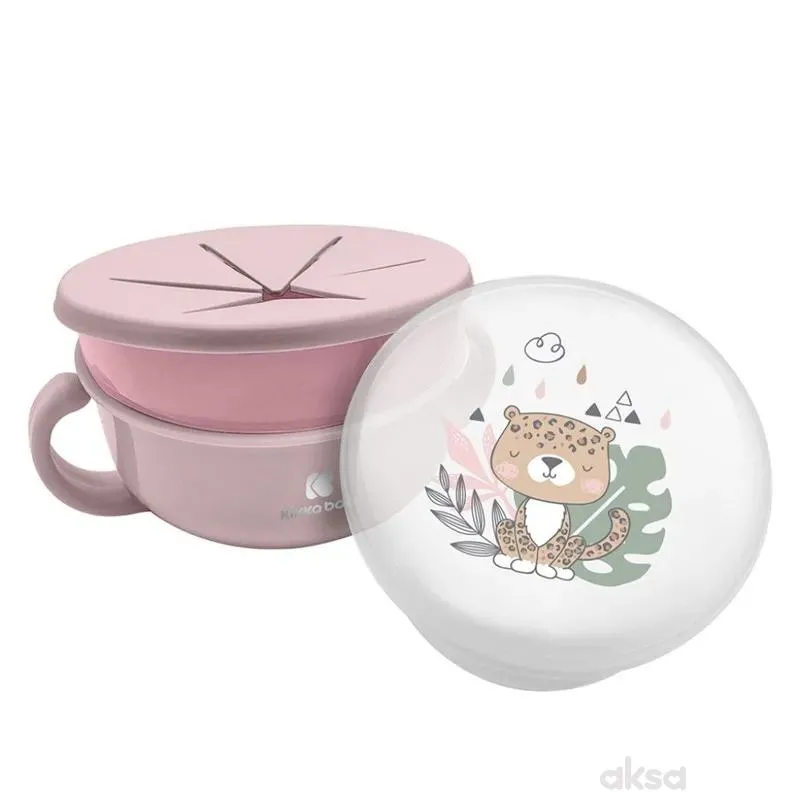 Kikka boo snack zdjelica Savanna pink