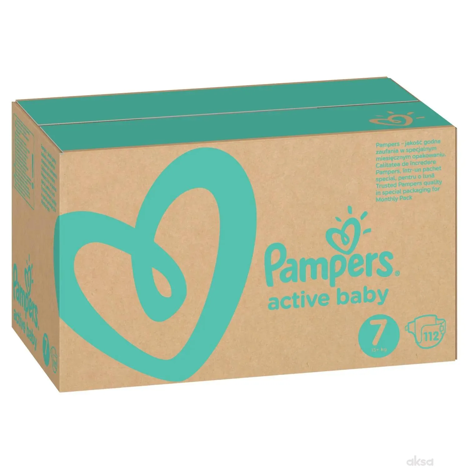 Pampers Msb Jumbo Maxi Pack 7 15kg + 116kom 