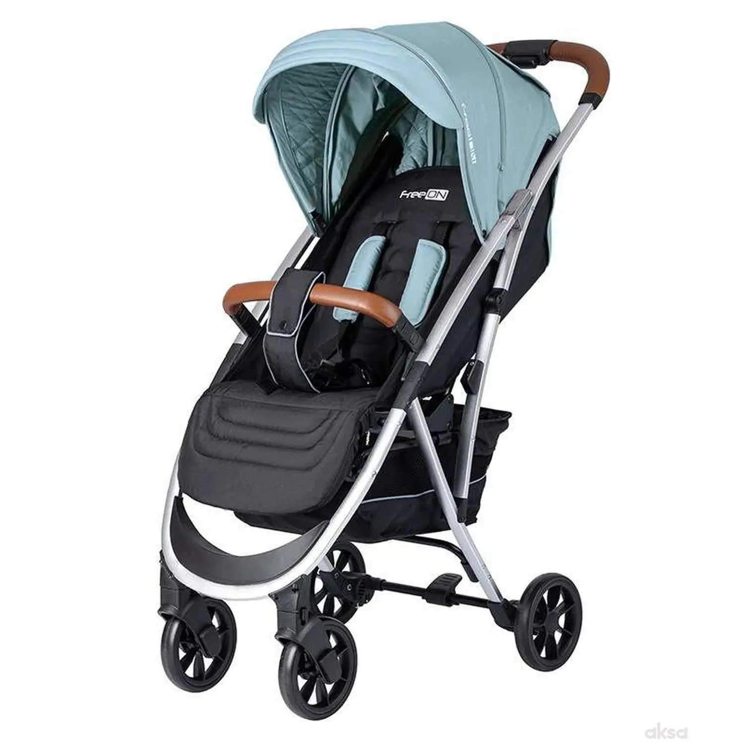 FreeON Kolica LUX Premium sky blue/black