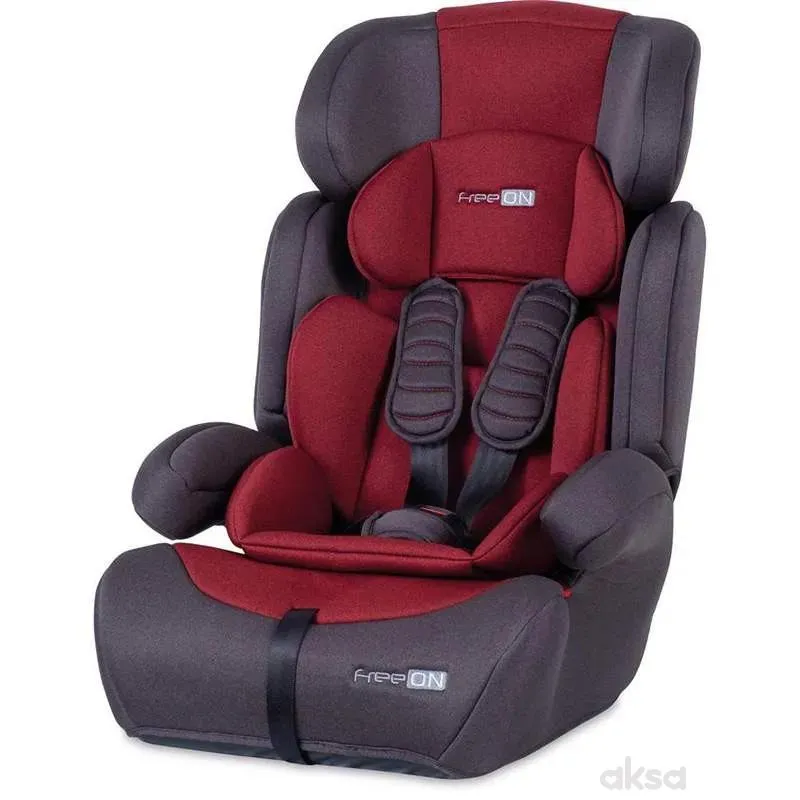 FreeON autosjedalica SATURN (9-36kg) gr 1/2/3 crveno/siva