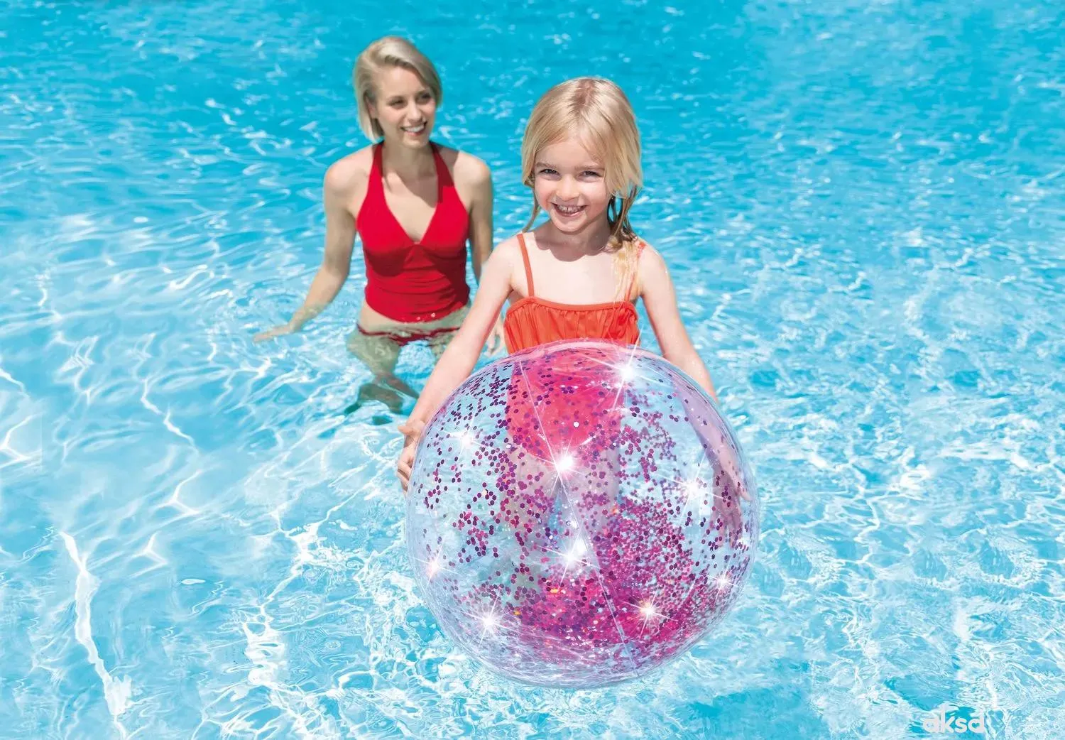 Intex lopta za plažu sa šljokicama