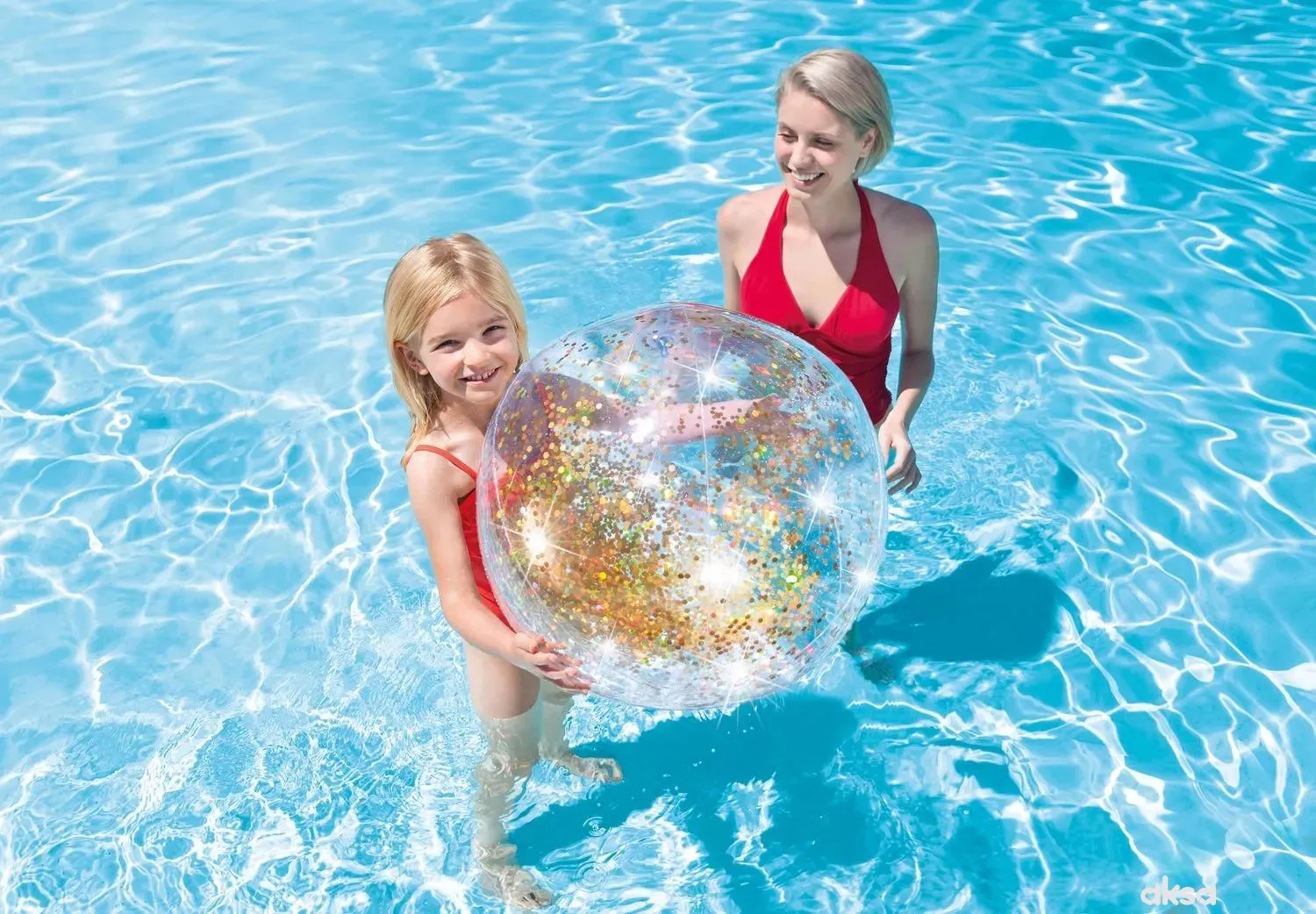 Intex lopta za plažu sa šljokicama