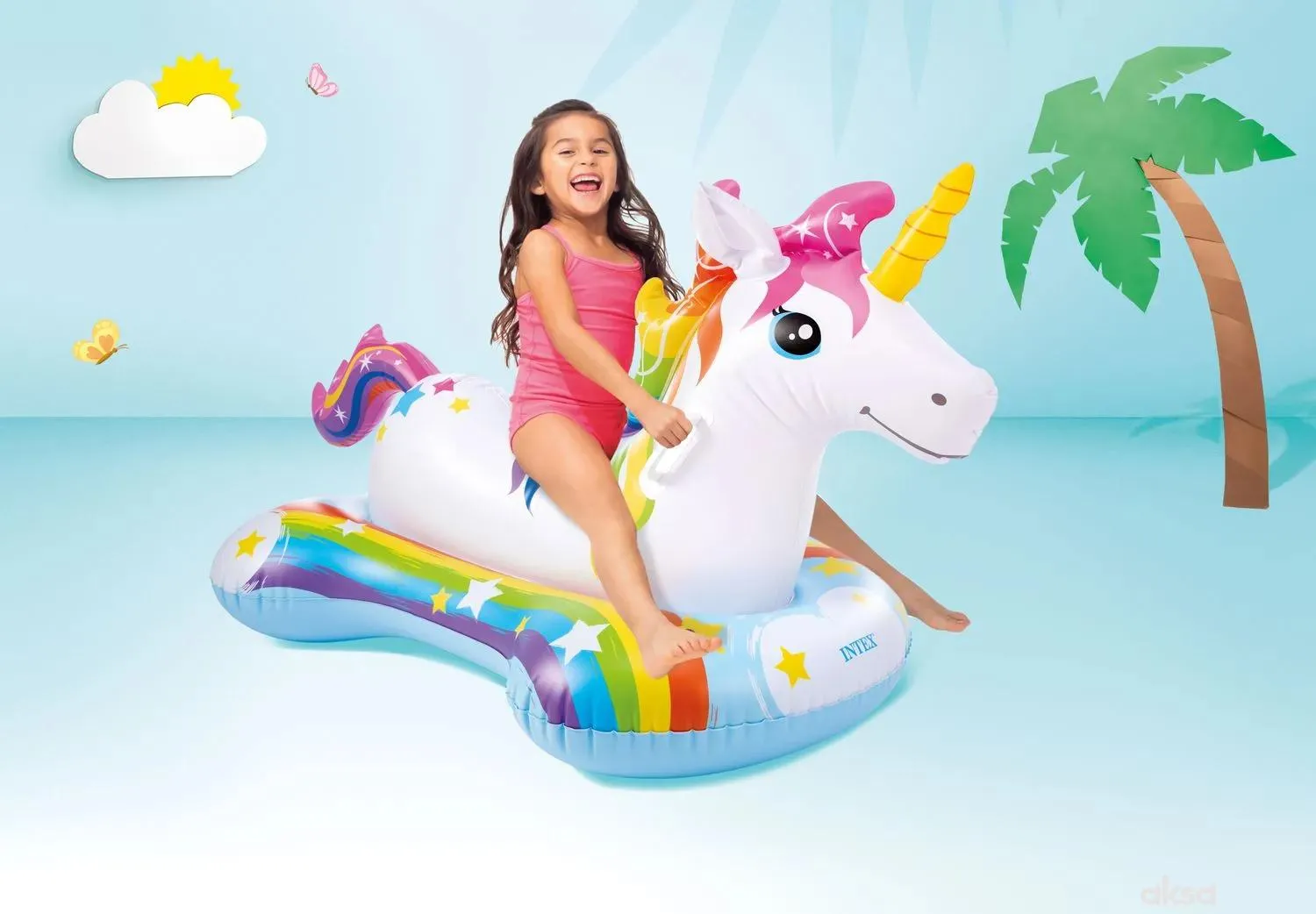 Intex dušek Unicorn, uzrast 3g+