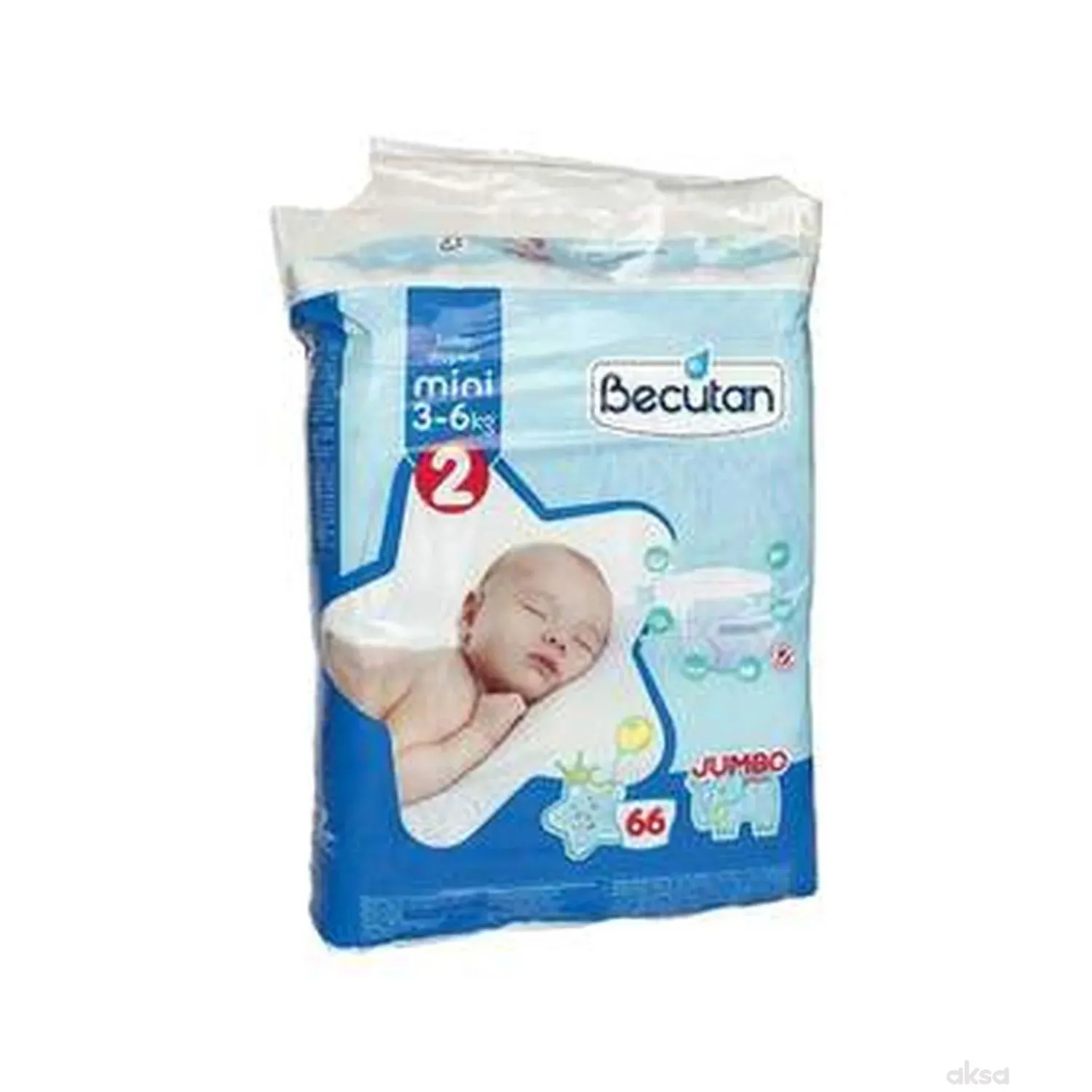 Becutan pelene 2 3-6kg 66kom 