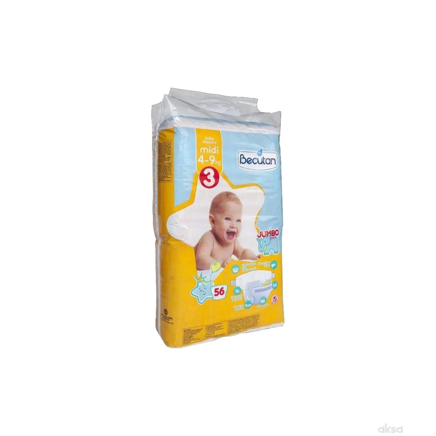 Becutan pelene 3 4-9kg 56kom