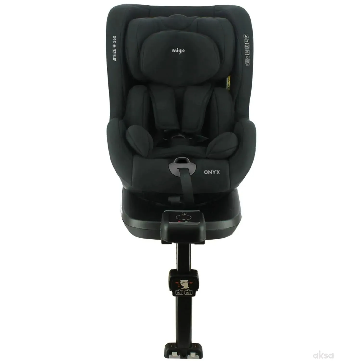 Migo autosjedalica Onyx (40-105cm), Black