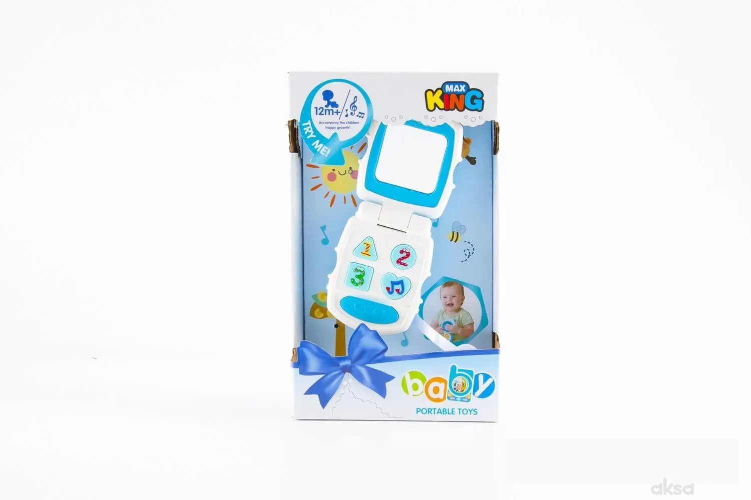 GD igračka bebi telefon, plavi