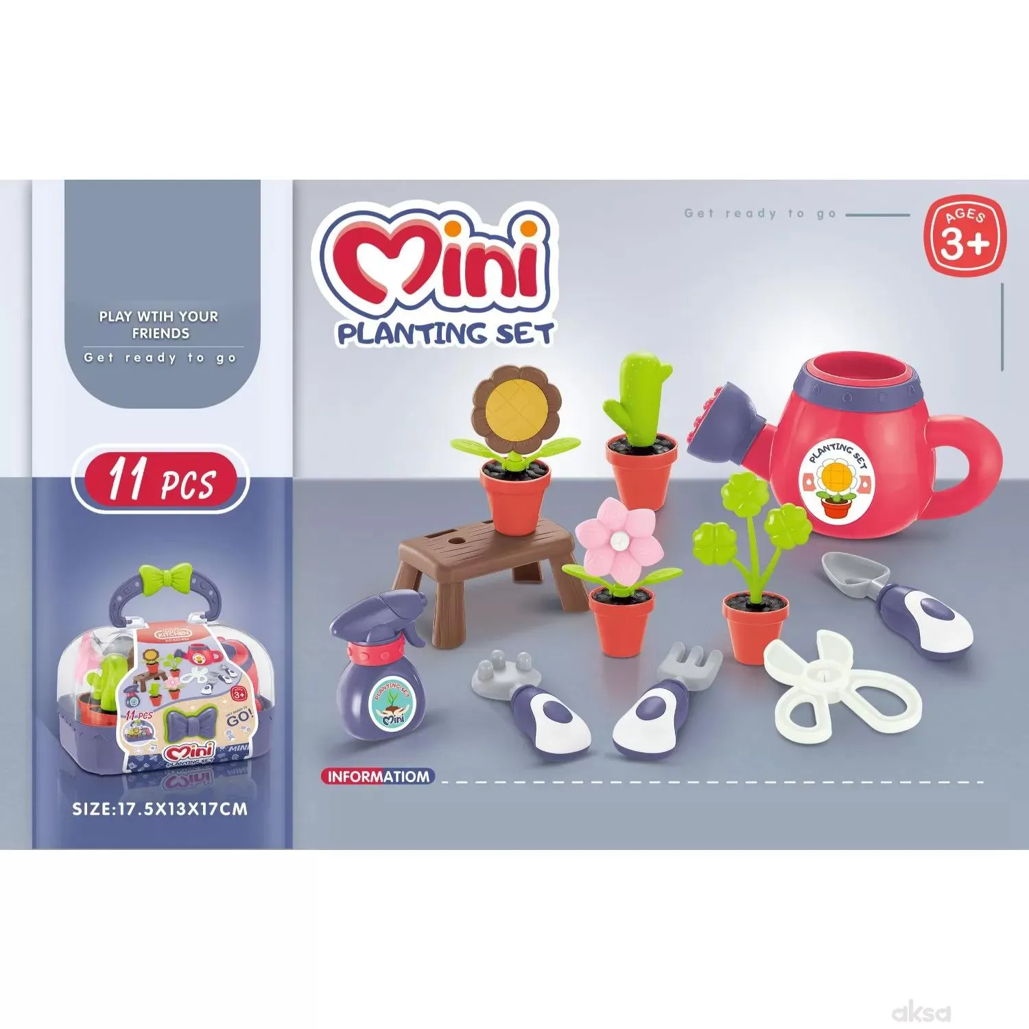Merx igračka kofer <br />
baštenski set 11el